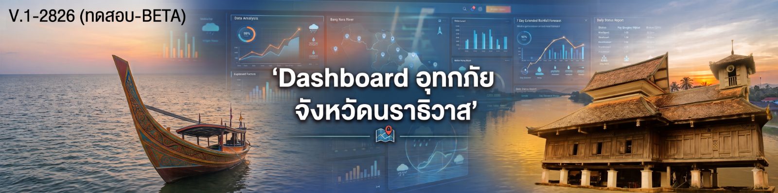 Dashboard อุทกภัย จังหวัดนราธิวาส